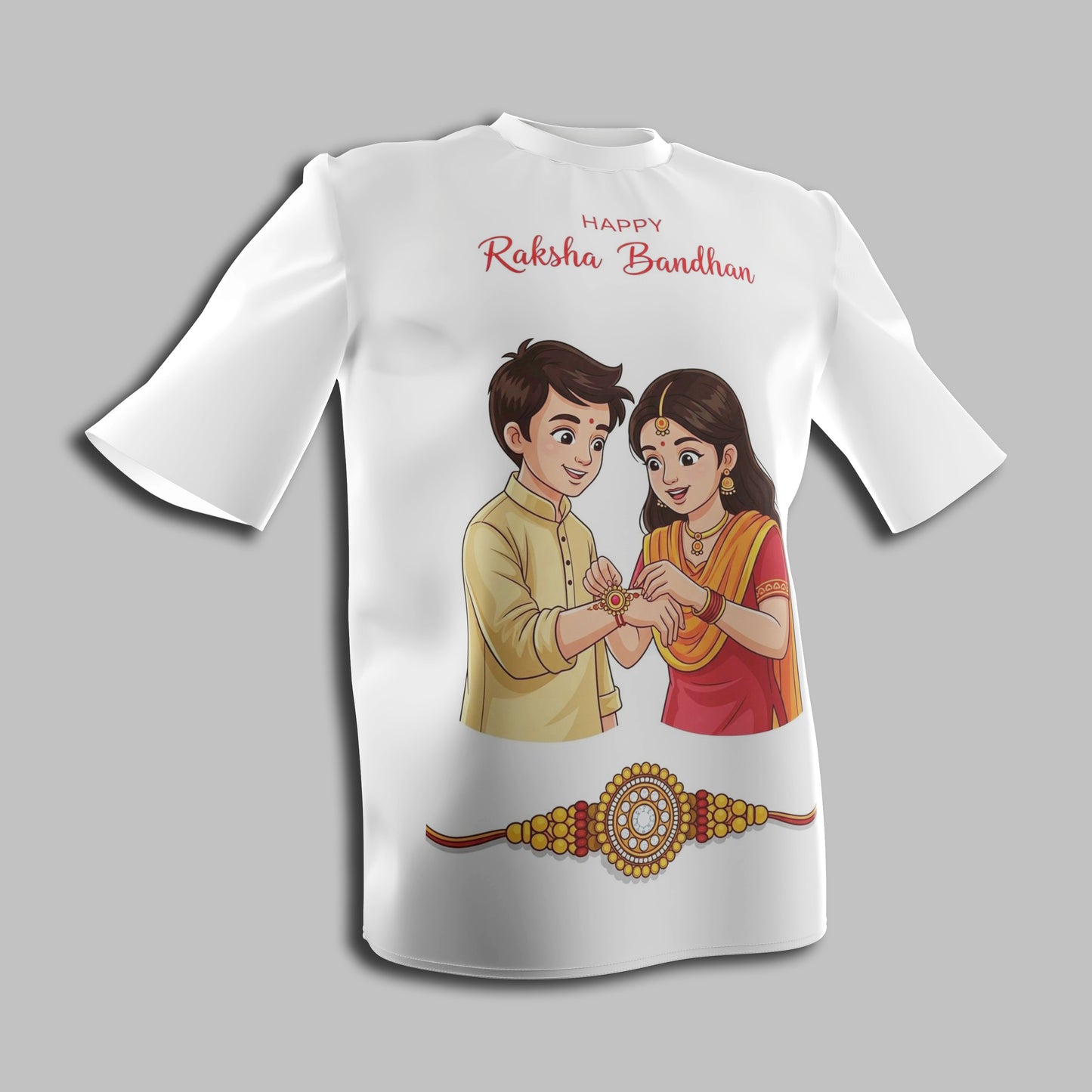 Raksha Bandhan T-Shirt, Celebrate with Cuteness & Culture
